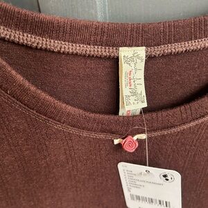 New with tags free people short sleeve top